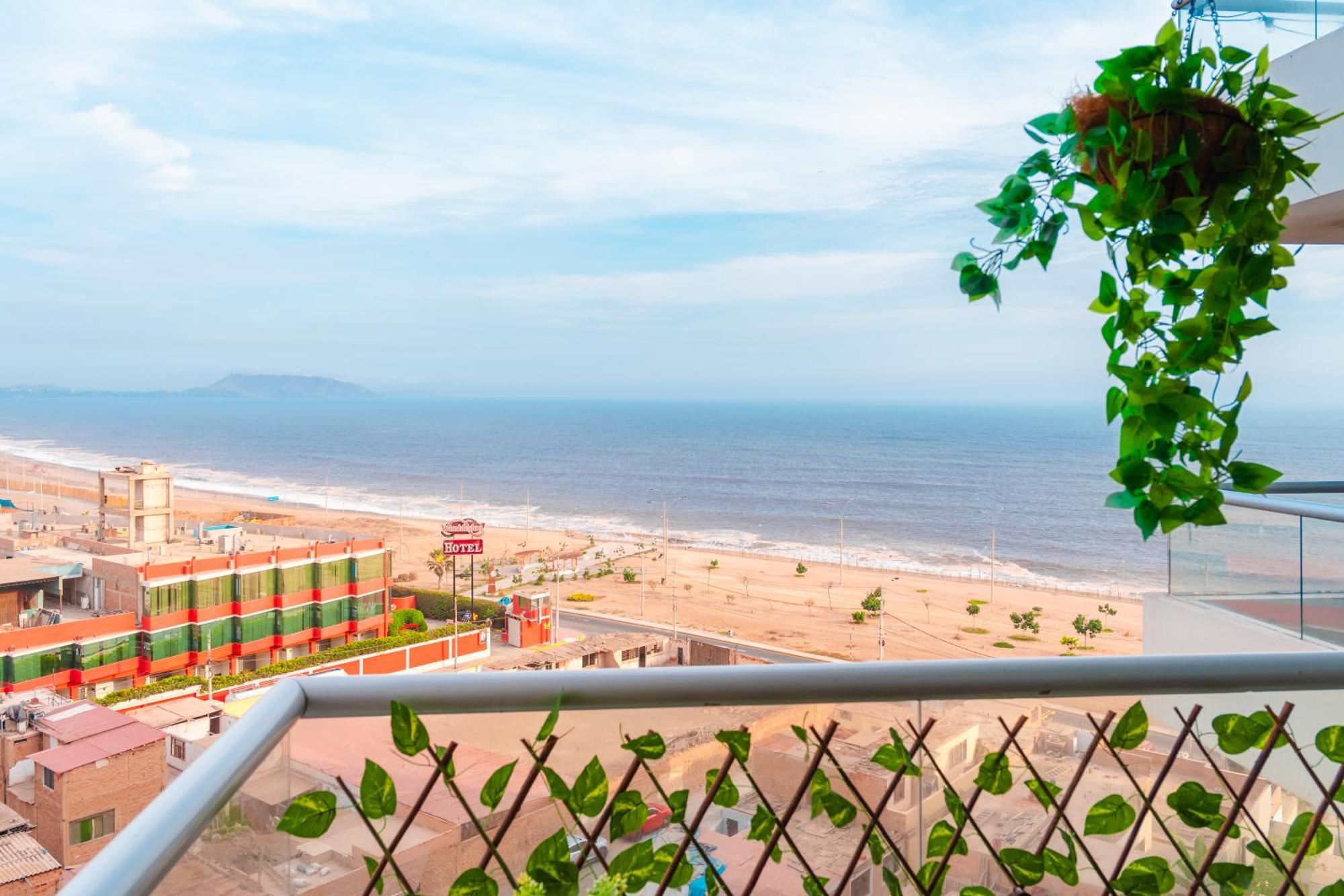 Apartamento Panoramic - Acogedor Con Vista Al Mar ลิมา ภายนอก รูปภาพ