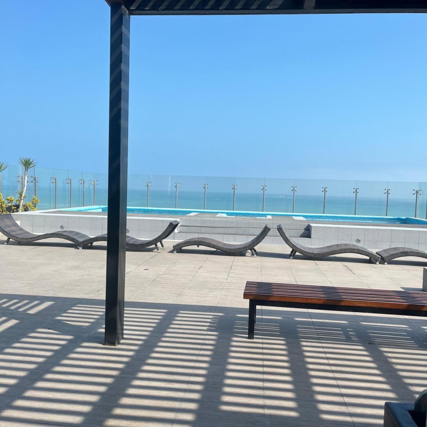 Apartamento Panoramic - Acogedor Con Vista Al Mar ลิมา ภายนอก รูปภาพ